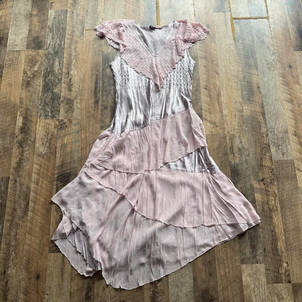 Komarov Pink fairy ruffle Dress